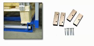 Låg fotsats för golvmontering av enhet