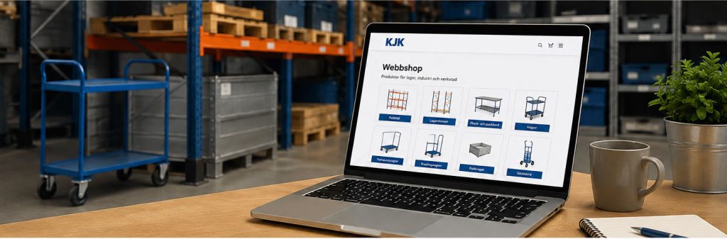 Webbshop för lager, industri och verkstad